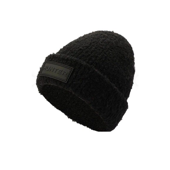Hunter Tonal Patch Logo Beanie - Black OS, $58 MSRP, New With Tags - Picture 4 of 12
